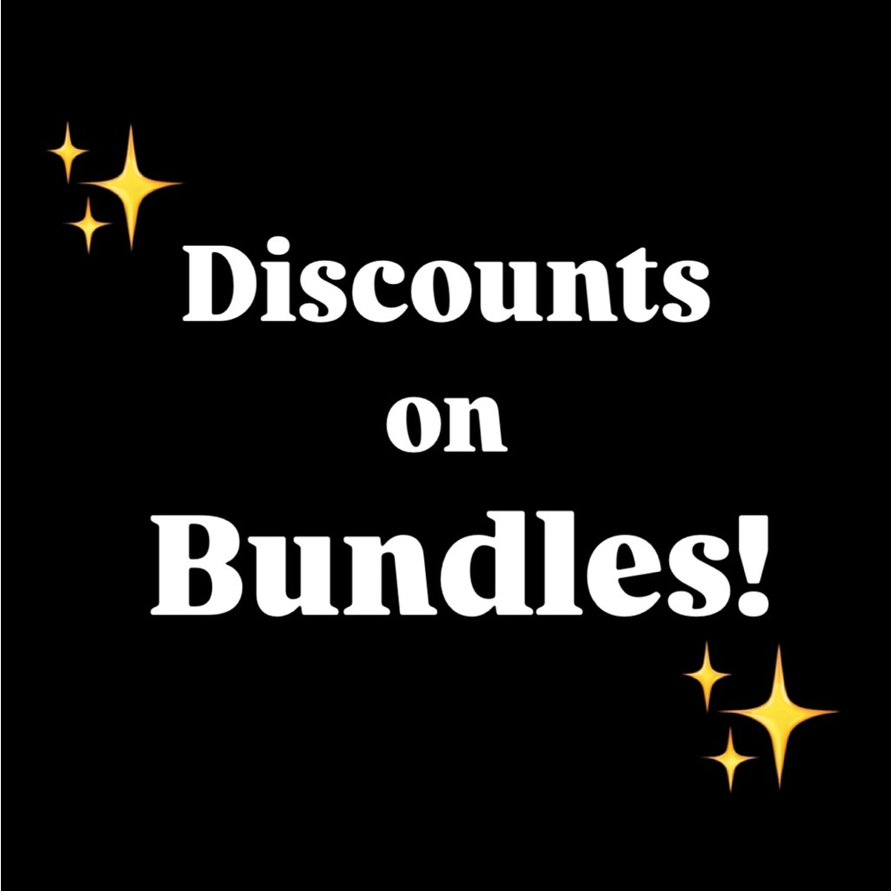 Discounts on Bundles!
